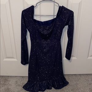 Lucy in the sky sparkly navy dress